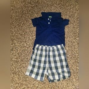 12pc polo/shorts set